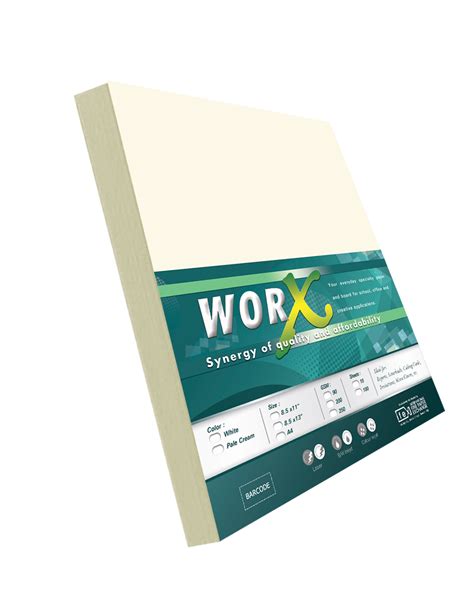 Worx Specialty Paper 200gsm Pale Cream 100 Sheets Pack Lazada PH