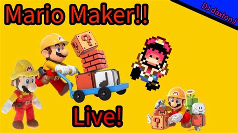 Mario Maker Viewer Levels Live No Crust Allowed Youtube