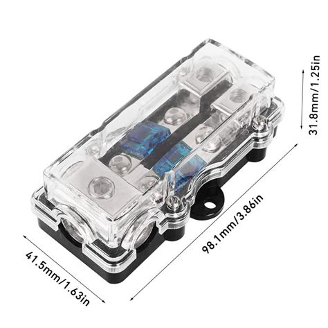 2-Channel Car Amplifier Fuse Box - 60A Fuse Motorobit - Motorobit.com