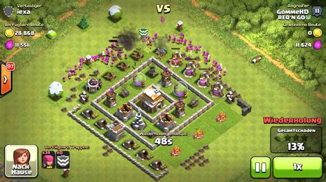 Clash Of Clans Ein Paar Angriffe Neuer Clan Youtube