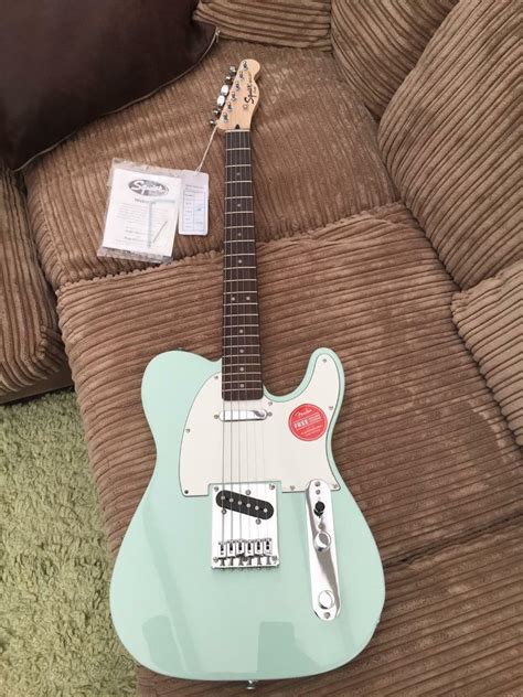 Fender Squier FSR Bullet Telecaster In Surf Green In Harborne West