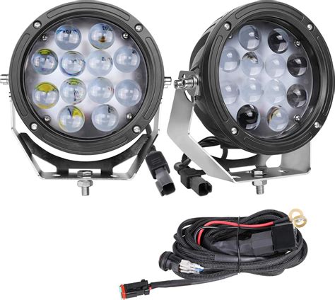 Amazon Auto Power Plus Round Led Pods Pcs W Off Road