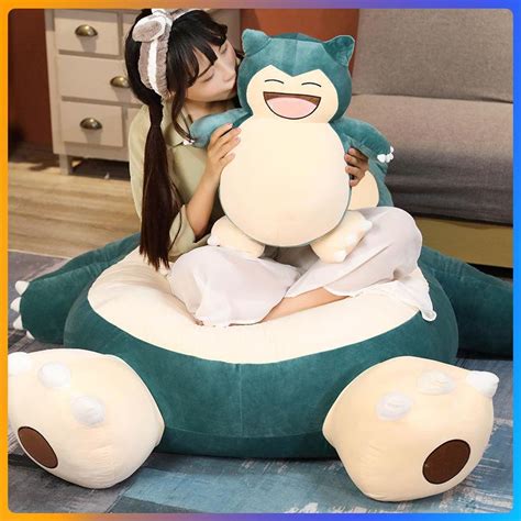 Ready Stock Cm Cm Small Snorlax Big Stuff Toy Snorlax Plushie