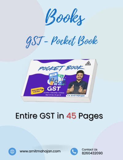 GST Pocket Book Inter CA CS CMA Amit Mahajan