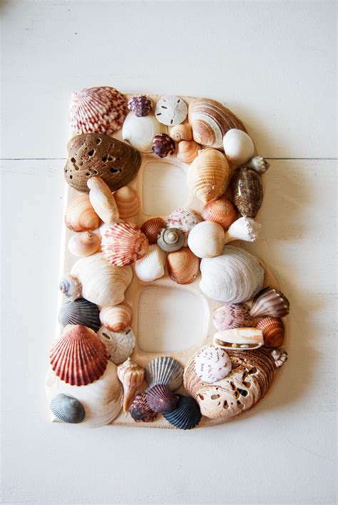 DIY Friday Seashell Letter Breezing Through Seashell Letter