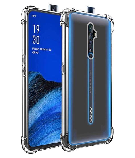 Oppo Reno Z Shock Proof Case Shining Stars Transparent Plain Back