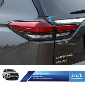 Promo Innova Zenix Tail Lamp Garnish Blacktivo Jsl Garnis Lampu