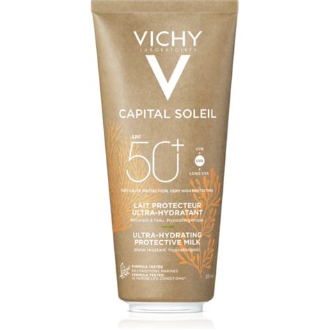 Köp Vichy Capital Soleil Ultra Hydrating Protective Milk Spf50 200 Ml