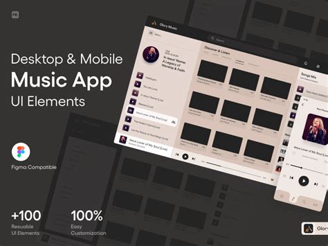 Music Figma Ui Kits Figma Elements