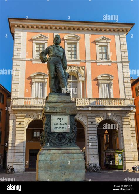 Statue Of The Italian General And Politician Guiseppe Garibaldi In The