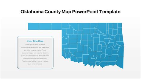 Oklahoma County Map PowerPoint Template - SlideBazaar