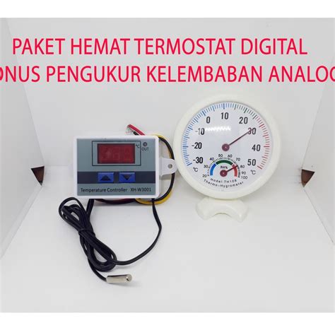 Jual Paket Termostat Digital Xh Dan Alat Pengukur Kelembaban