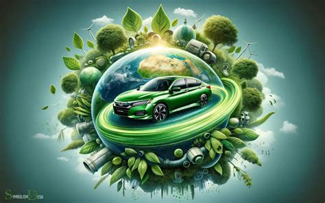 Honda Accord Green Car In Circle Symbol Hybrid