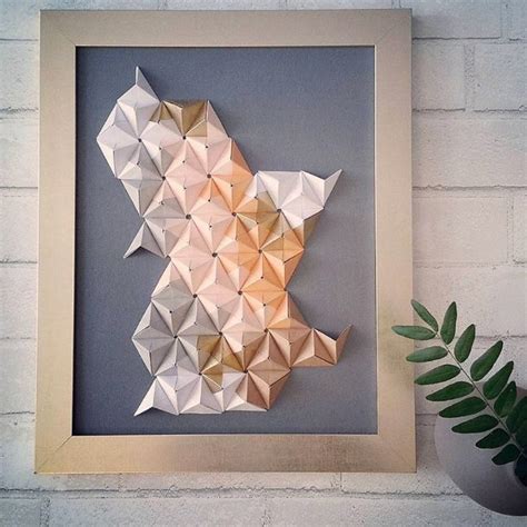 3D Origami Wall Art By Kelli Nyman Is Featured In This Spotlight On The