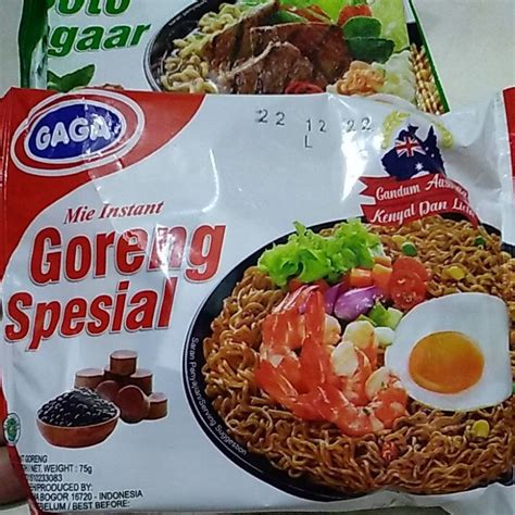 Jual Mie Instant Gaga Mie Goreng Spesial 75gr | Shopee Indonesia