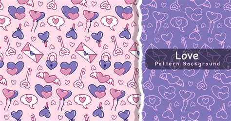 motif de fond love motifs  compris amour  valentin envato