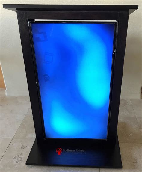 lcd digital display lectern pd lcd podiums direct