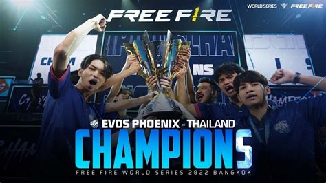 Tim Tuan Rumah Evos Phoenix Juara Free Fire World Series Bangkok