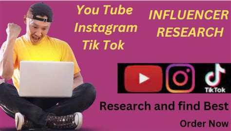 Find Influencer For Instagram Tiktok Youtube Brand Influencing Marketing By Ahadraza11 Fiverr