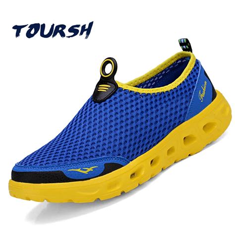 TOURSH Aqua Shoes Men Summer Beach Shoes Water Shoes For Men Sports ...