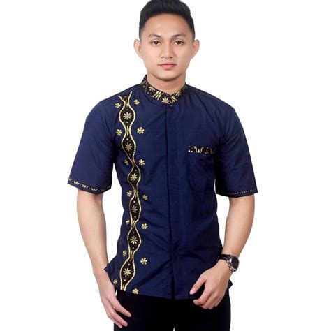 Kemeja Batik Kombinasi Newstempo