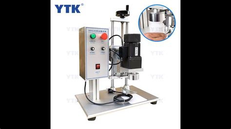 Ytk Ddx Semi Automatic Desktop Water Bottles Screw Capping Machine