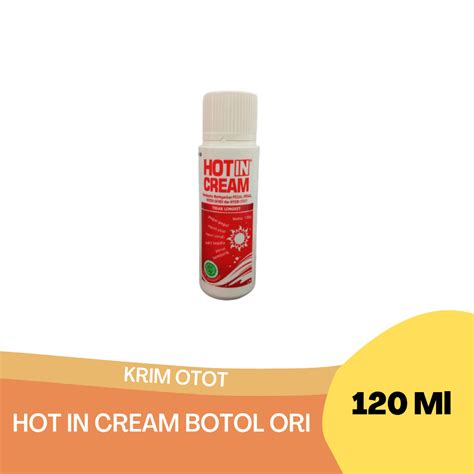 Jual Hot In Cream 120 Gr Botol Putih Shopee Indonesia