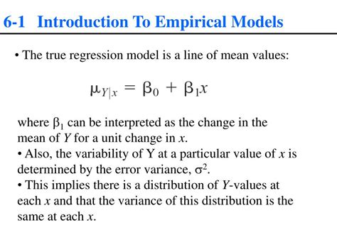 Ppt Introduction To Empirical Models Powerpoint Presentation