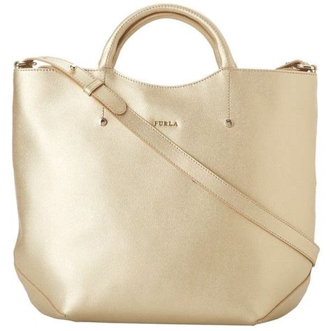 Furla Alissa North South Large Tote Liked On Polyvore Featuring