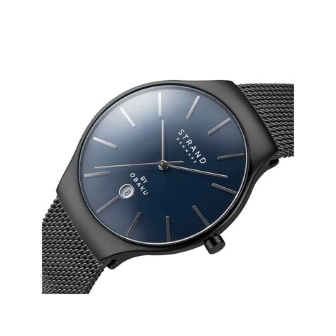 Buy Strand By Obaku Caspian Blue Dial Quartz Watch For Men S Gdblmb