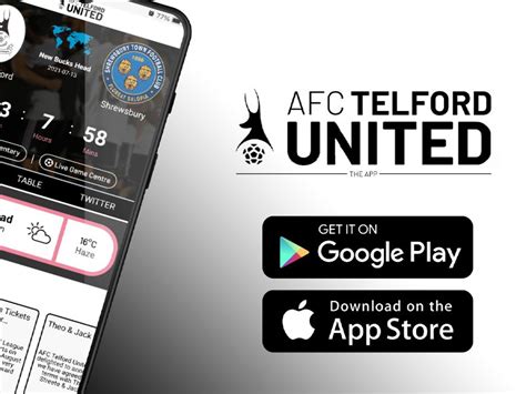 Updated Version Afc Telford United The App Element Media