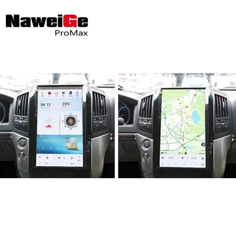 NaweiGe 16 Tesla GT6 Android Head Unit For Toyota LC200 2008 2015 Car