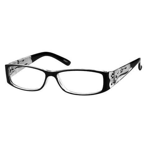 Black Rectangle Glasses 339221 Zenni Optical Eyeglasses Zenni Eyeglasses Glasses