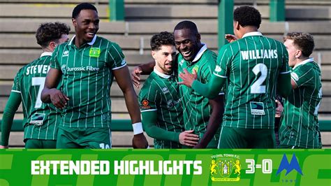 Extended Highlights Yeovil Town 3 0 Torquay United Youtube