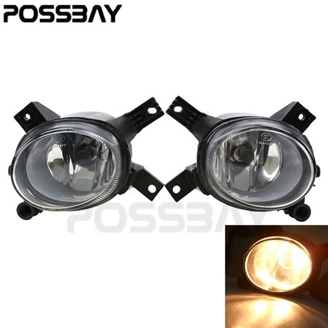 Possbay Fit For Audi A4avant B7 Quattro Sedan Leftand Right Front Fog Lights Halogen Fog Lamp