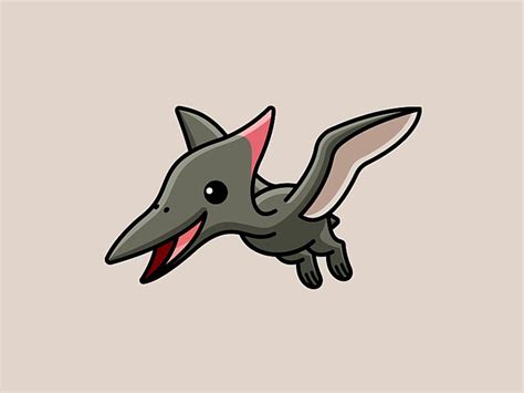 Pterodactyl | Dibujo de dinosaurio, Dinosaurio bonito, Triceratops dibujo