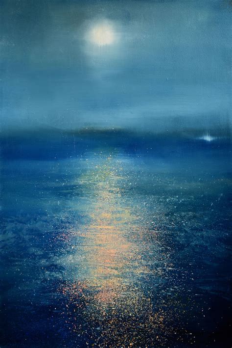 Pin by S on blue | Abstract landscape, Abstract painting, Abstract