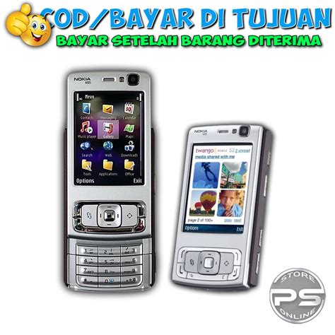 Jual HP Nokia N95 Sliding - HP Jadul - HP sliding / geser - HP Sliding ...