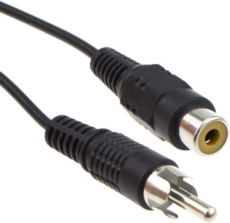 M Cinch Verl Ngerungskabel Stereo Audiokabel X Cinch Stecker Auf