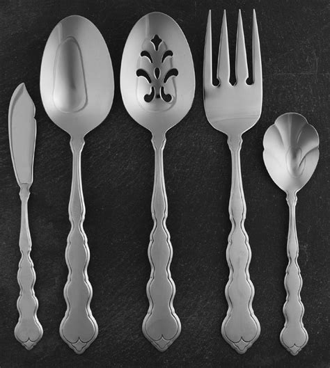 Valerie Stainless Piece Hostess Set By Oneida Silver Replacements