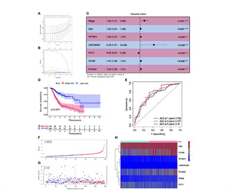 Construction And Validation Of Cerna Related Prognostic Model A B