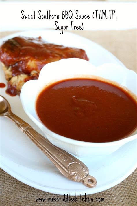 Sweet Southern BBQ Sauce - Mrs. Criddles Kitchen