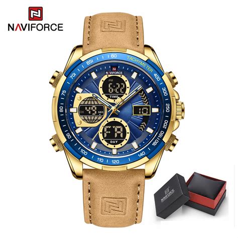 NAVIFORCE New Jam Tangan Lelaki Men S Watch Sport Quartz Watches Luxury