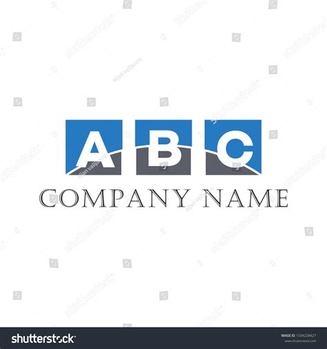 Letter Abc Logo Design Template Elements Stock Vector (Royalty Free ...