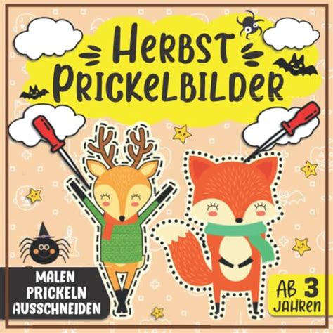 Herbst Prickelbilder Ab Jahren Malen Prickeln Ausschneiden Malbuch