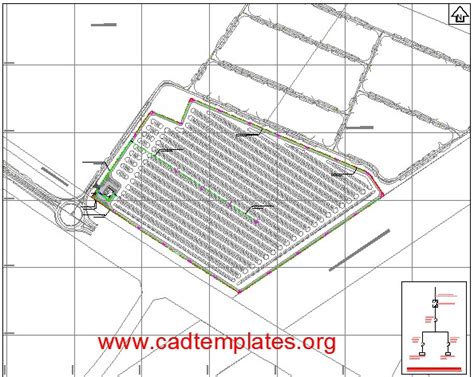 Street Lightning Layout Key Plan Autocad Free DWG Drawing CAD Templates