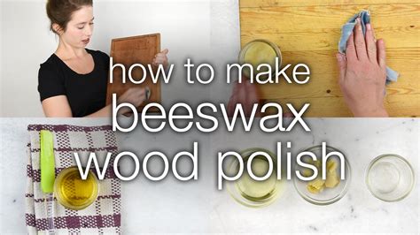 How To Make Diy Beeswax Wood Polish Youtube