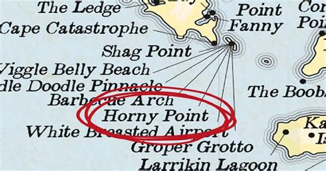 These Maps Show The Most Hilarious And Rudest Place Names The Poke