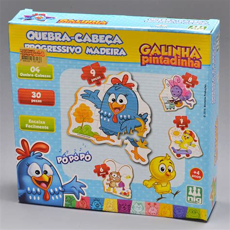 Quebra Cabe A Progressivo Galinha Pintadinha Al Beb