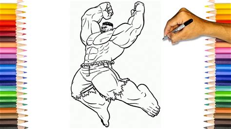 Hulk Smash Coloring Pages